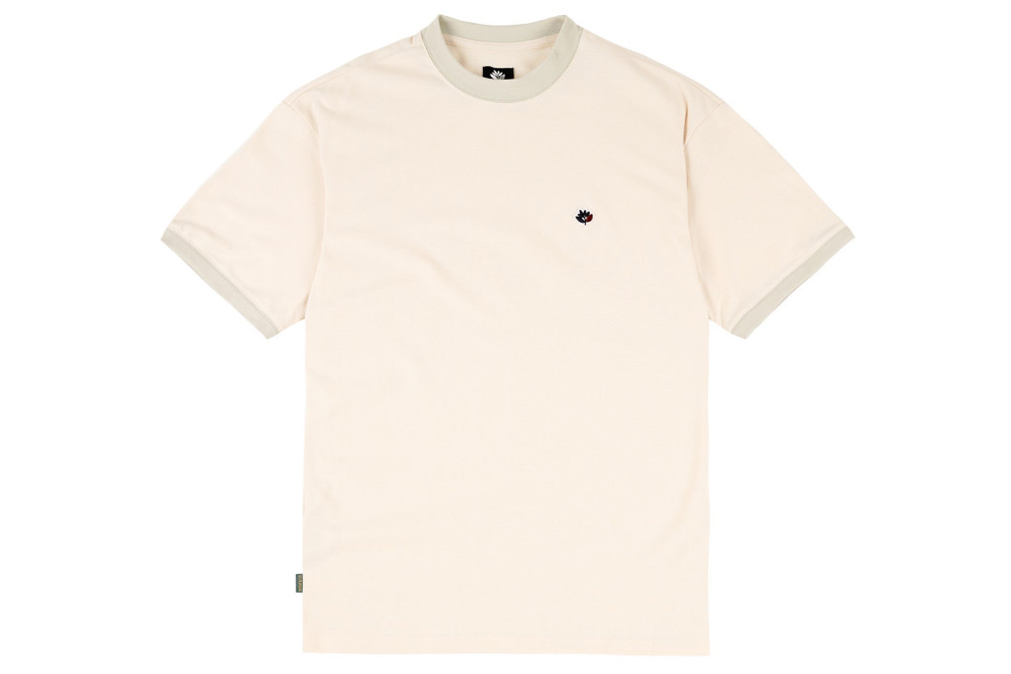 Magenta 2 Tone Piqué Natural T-Shirt
