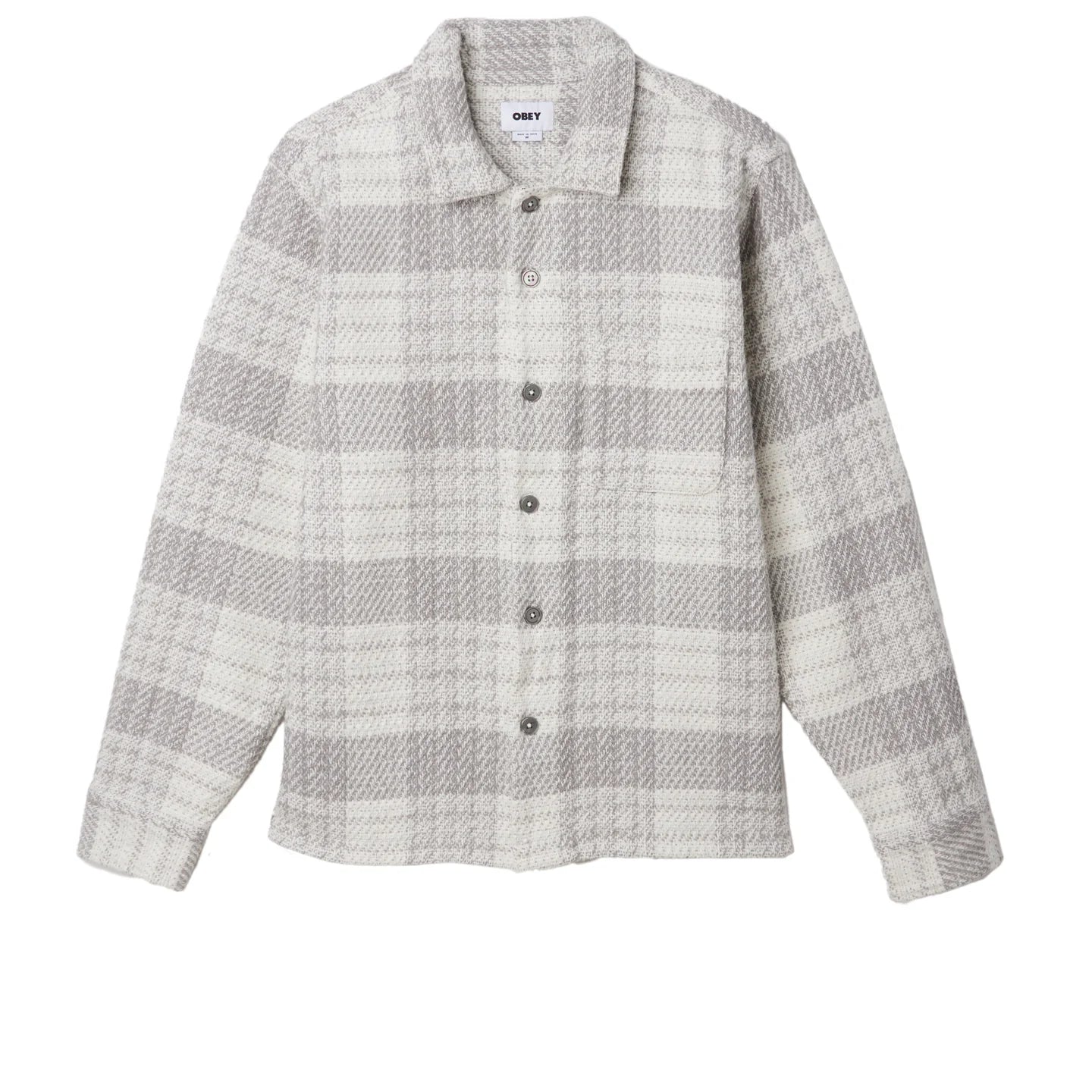 Obey Percy Grey Multi LS Shirt