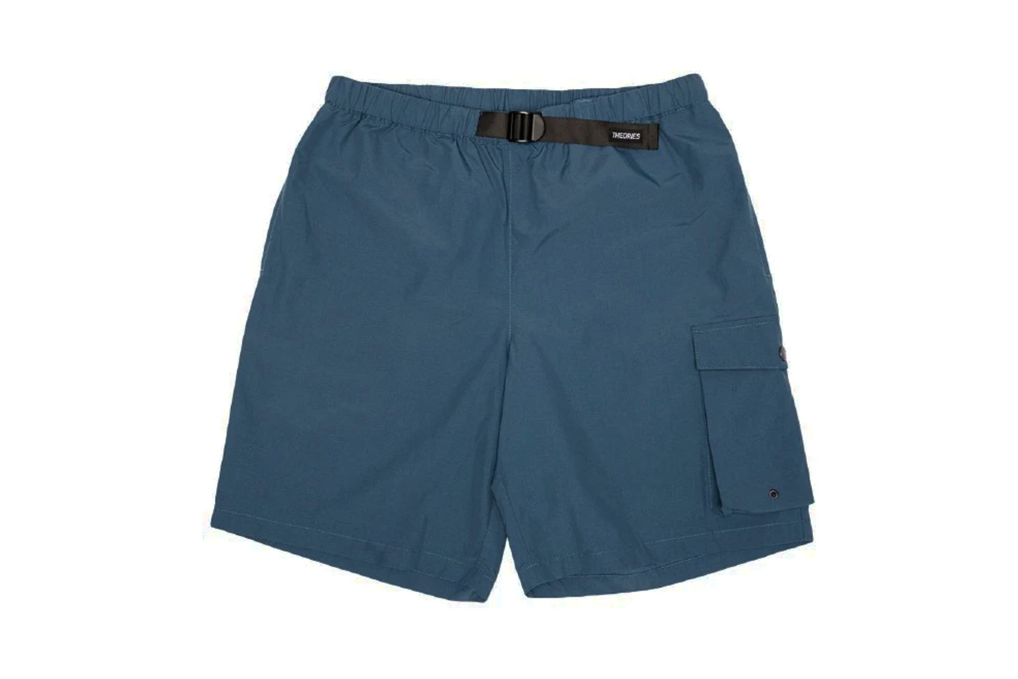 Theories Blue Nylon Hiking Shorts